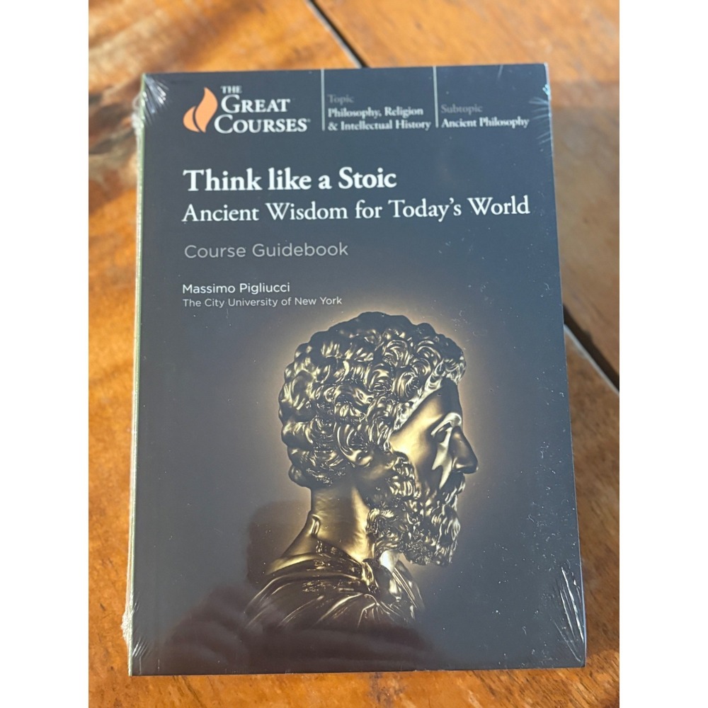 The Great Courses Think Like a Stoic Guidebook Massimo Pigliucci New Sealed